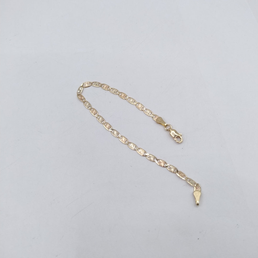 PULSERA GUCHI 14K 18 CM 3 GR (NUEVO)