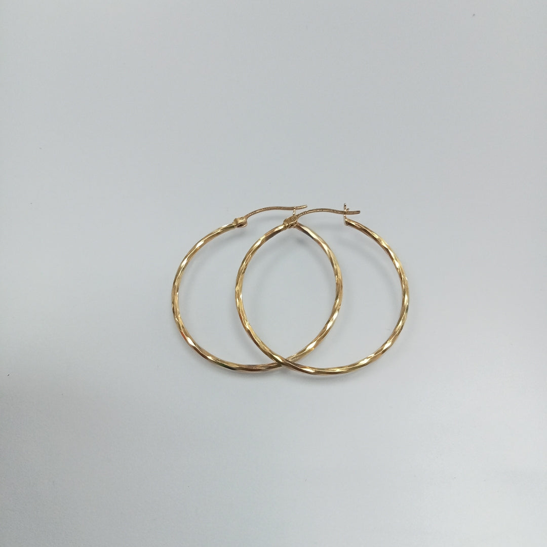 ARRACADAS PAR ORO 14 K 2.9 GRMS (SEMINUEVO)