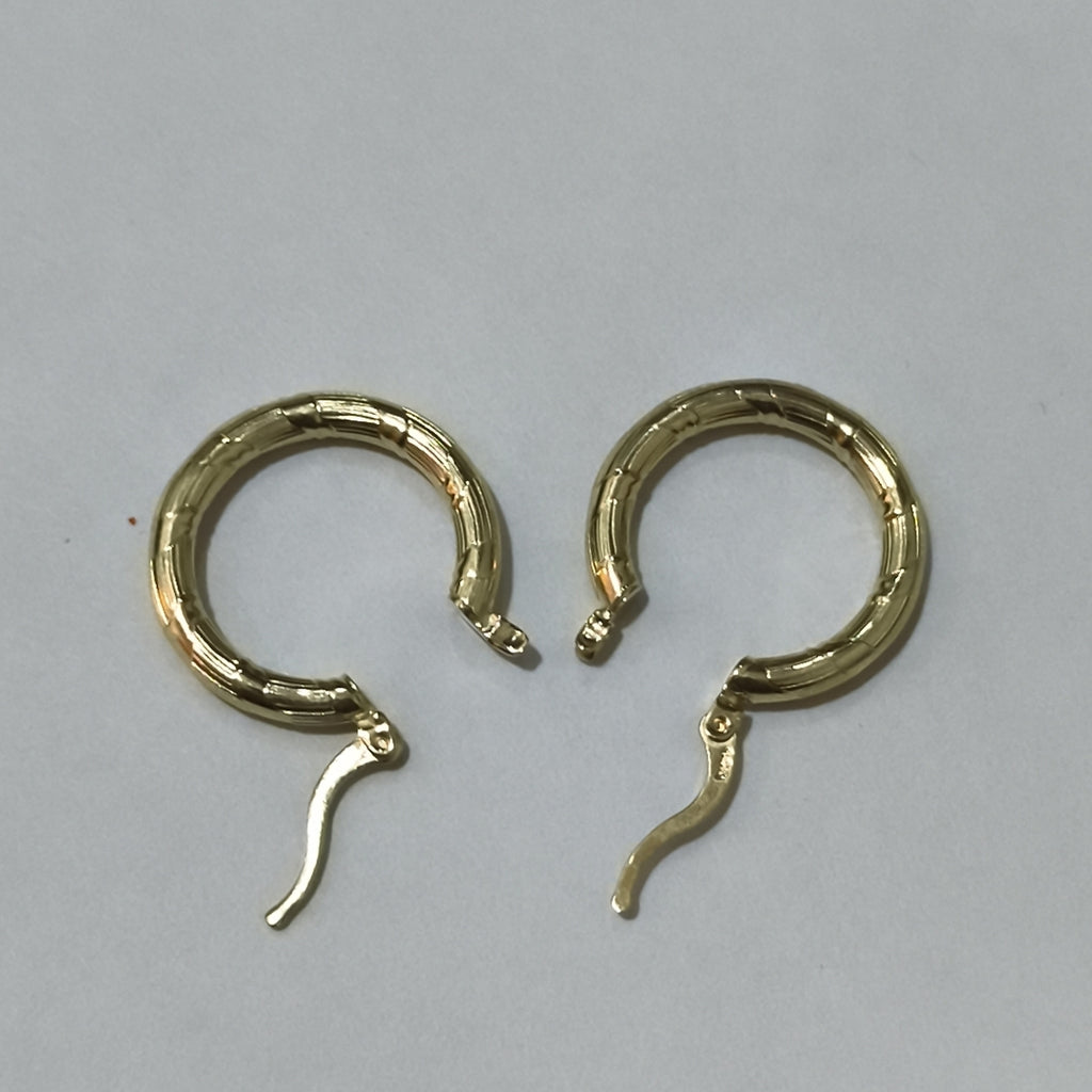 ARETES ARRACADAS 14K 2.6 GR (NUEVO)