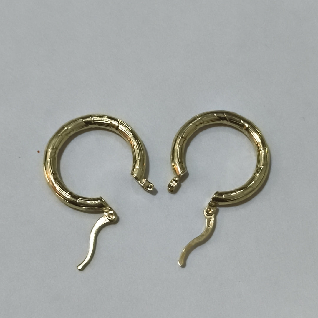 ARETES ARRACADAS 14K 2.6 GR (NUEVO)