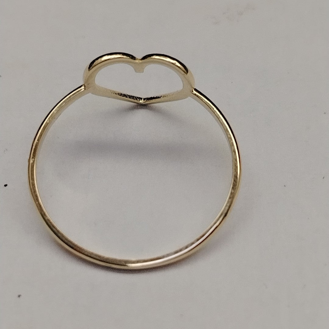ANILLOS ANILLITO FIG CORAZON 10K TALLA 9 0.9 GR (NUEVO)