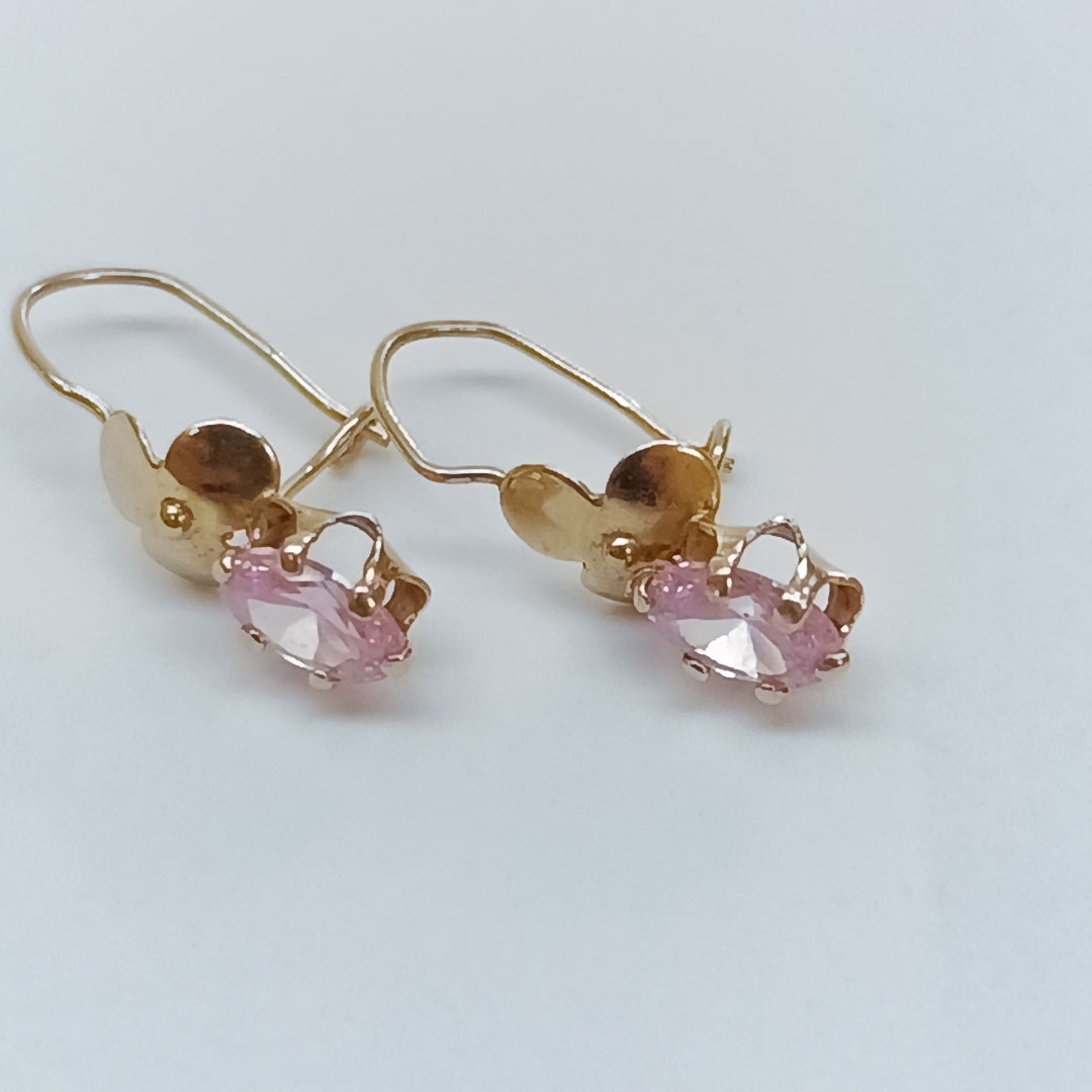 ARETES PAR ORO 10 K 0,80 GRMS (SEMINUEVO)