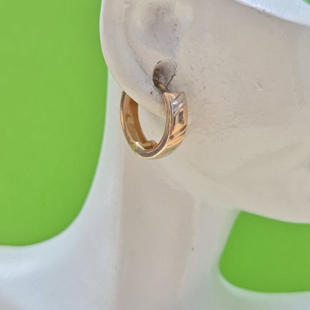 ARETES PAR ORO 14 K 1 GRMS (SEMINUEVO)
