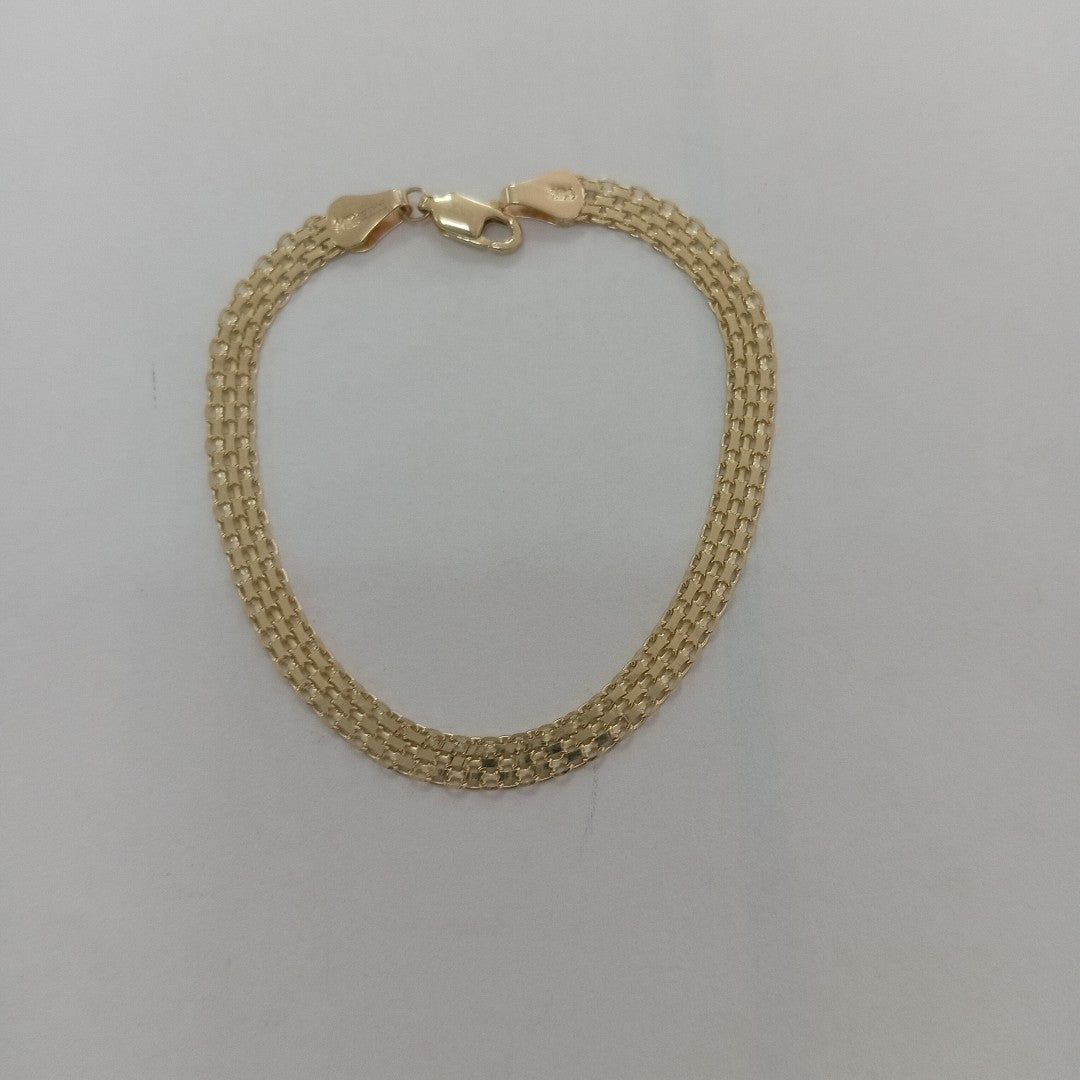 PULSERA ESPECIAL 14K 18 CM 4.4 GR (NUEVO)