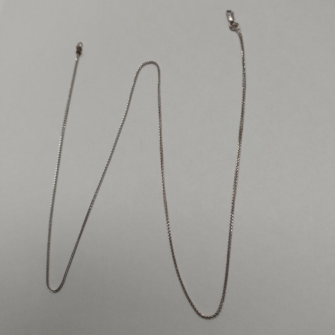CADENA ORO, ORO BLANCO 14 K 2.5 GRMS (SEMINUEVO)
