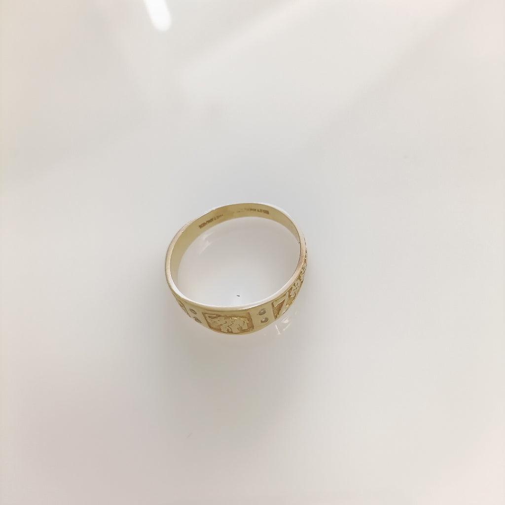 ARGOLLA ORO 10 K 2.3 GRMS (SEMINUEVO)