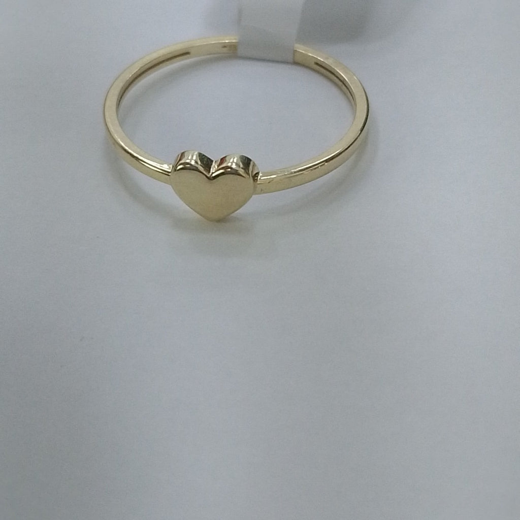 ANILLOS ANILLITO FIG CORAZON 10K TALLA 9 1.2 GR (NUEVO)