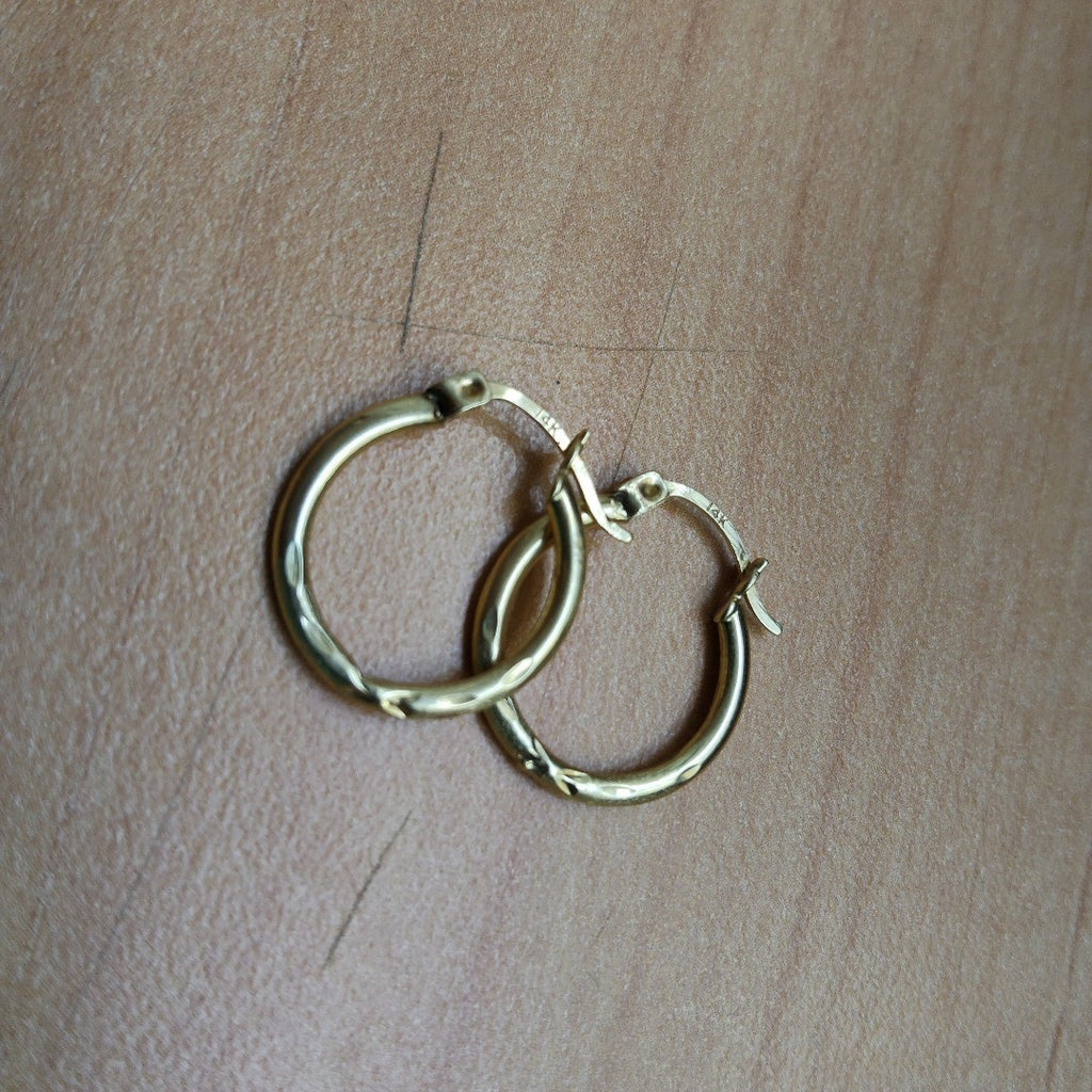 ARRACADAS PAR ORO 10 K 1.3 GRMS (SEMINUEVO)