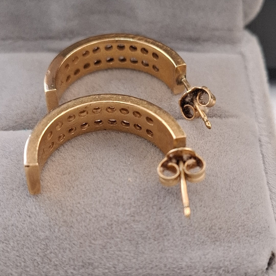 ARETES PAR ORO 14 K 5,70 GRMS (SEMINUEVO)