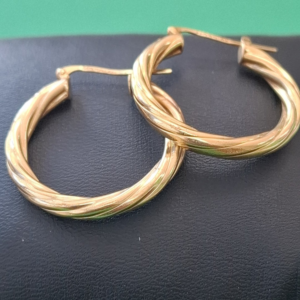 ARRACADAS PAR ORO 14 K 5,00 GRMS (SEMINUEVO)