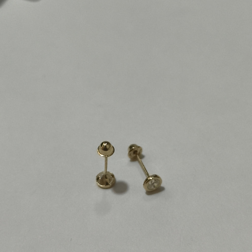 BROQUELES BROQUEL C CIRCONIA 14K 0.1501 GR (NUEVO)