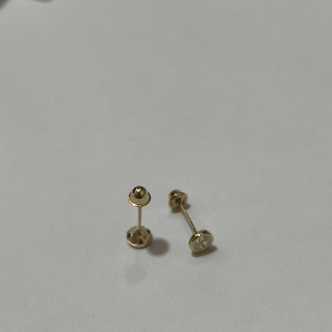 BROQUELES BROQUEL C CIRCONIA 14K 0.1501 GR (NUEVO)