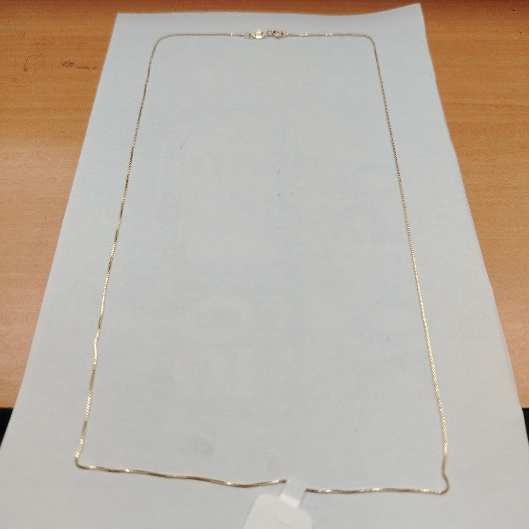 CADENA VENECIANO 14K 55 CM 1.7 GR (NUEVO)