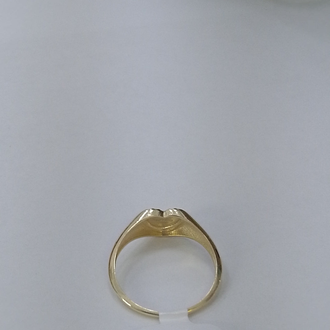 ANILLOS ANILLITO FIG CORAZON 10K TALLA 8 1.6 GR (NUEVO)