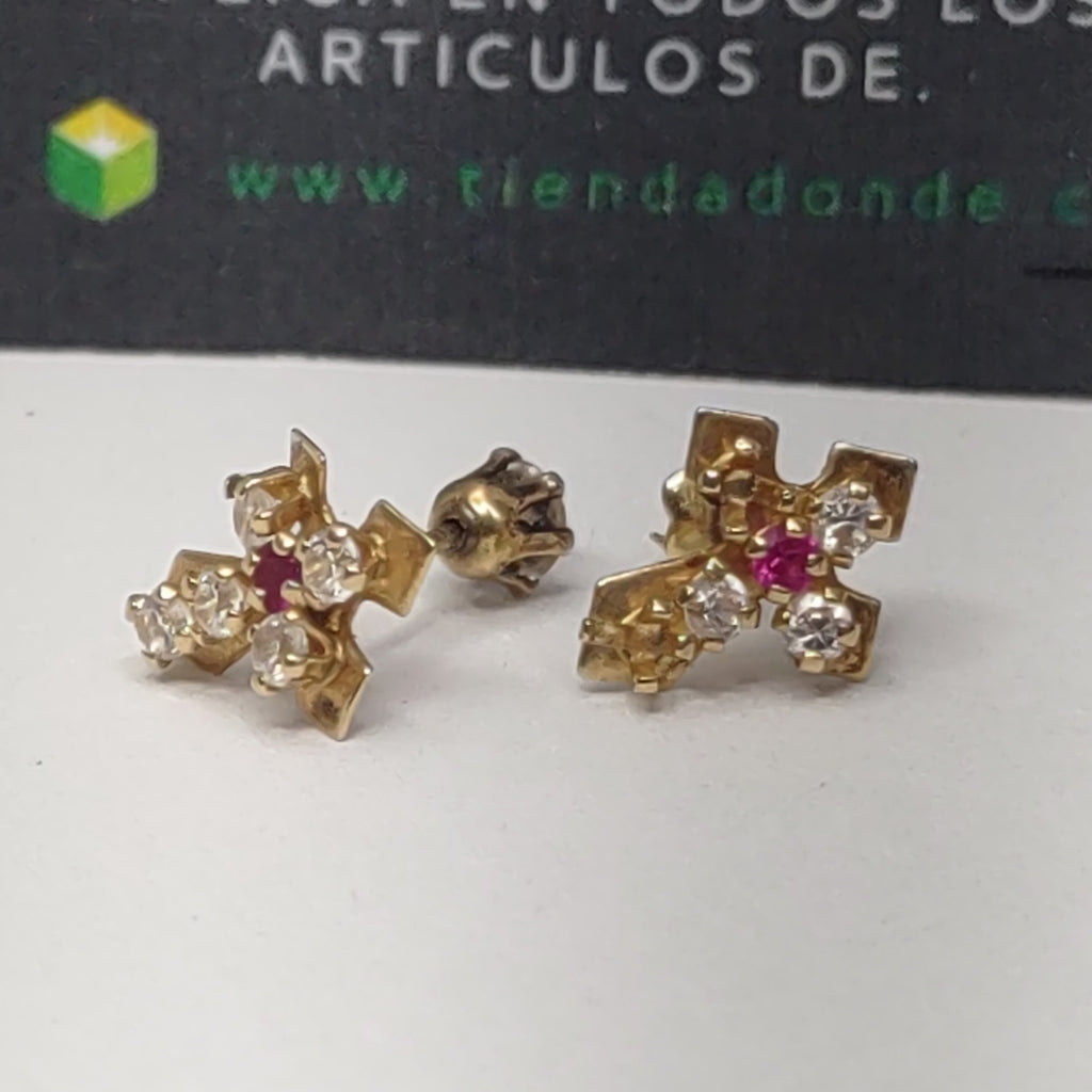 BROQUELES PAR ORO 10 K 0.8 GRMS (SEMINUEVO)