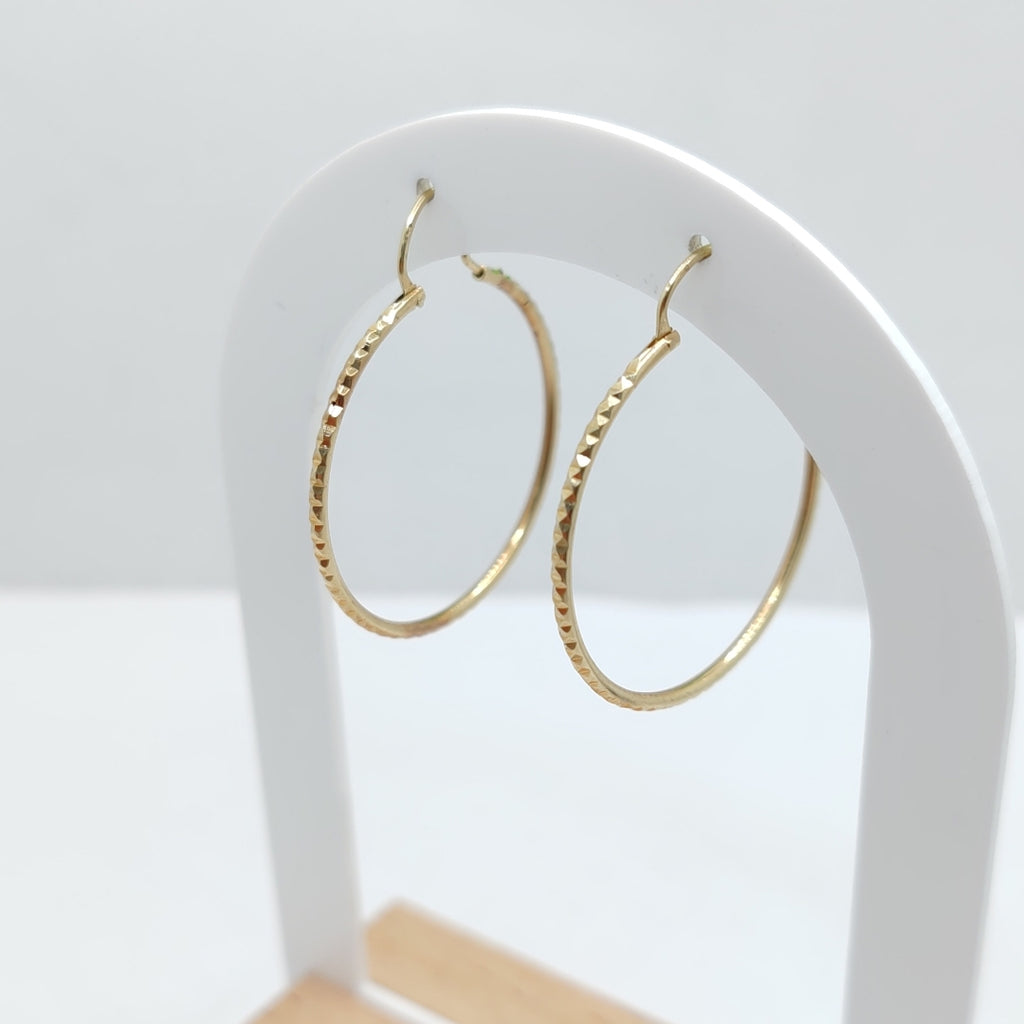 ARRACADAS PAR ORO 14 K 1.6 GRMS (SEMINUEVO)