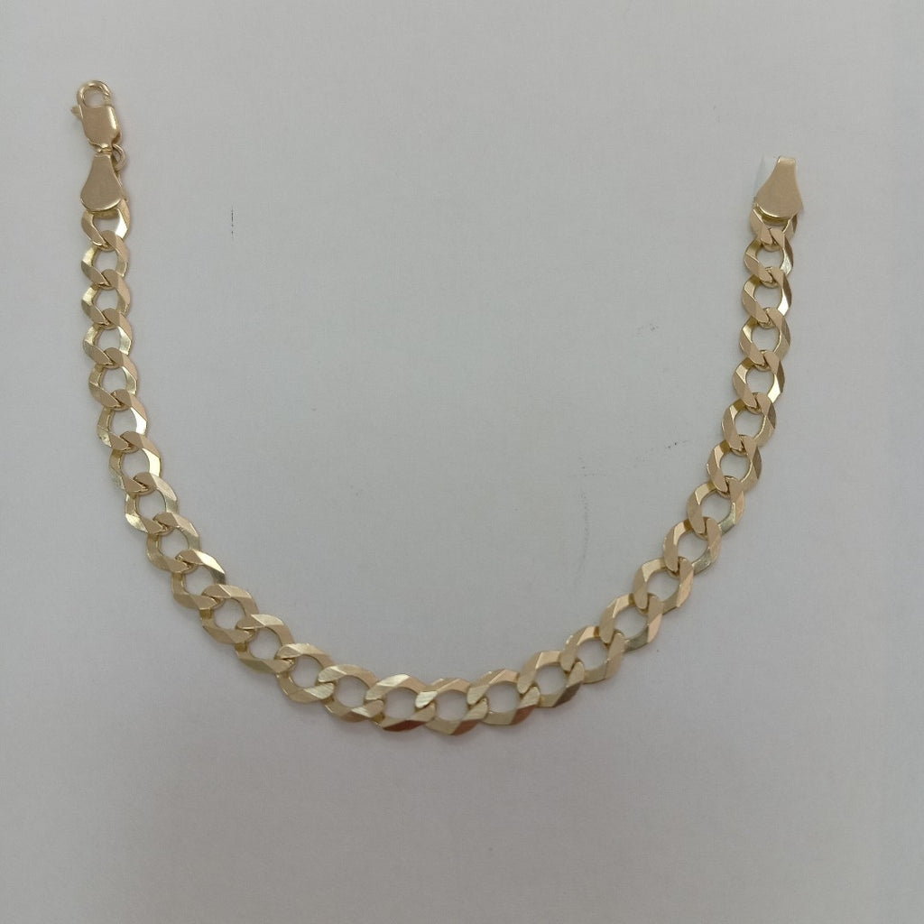 PULSERA BARBADA 14K 18 CM 6.2 GR (NUEVO)