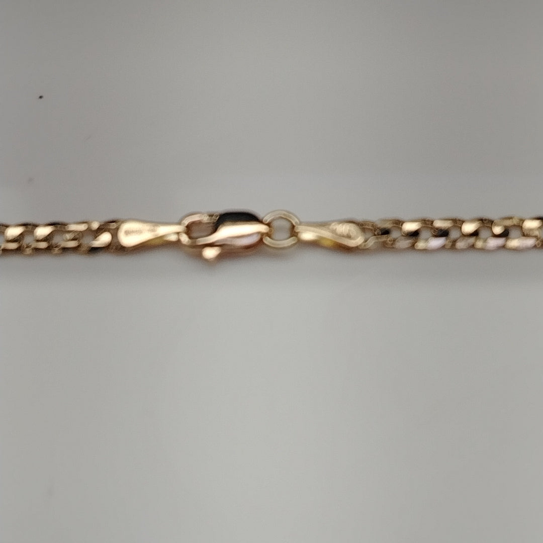 CADENA BARBADA 14K 60 CM 10 GR (NUEVO)
