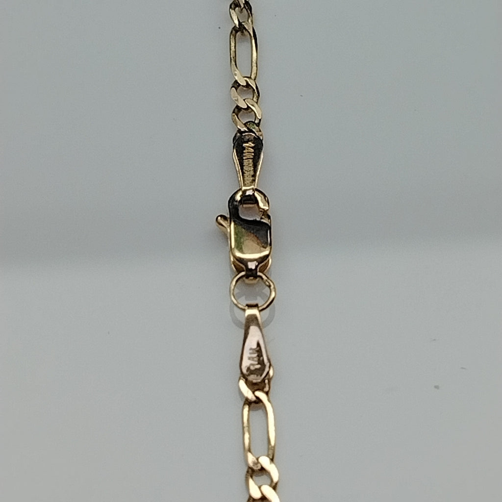 CADENA TEJIDO 3X1 14K 60 CM 5.6 GR (NUEVO)