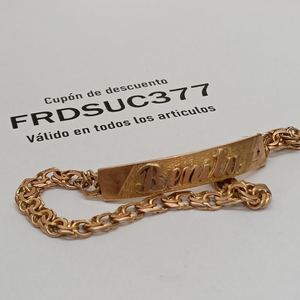 ESCLAVA ORO 10 K 13.7 GRMS (SEMINUEVO)