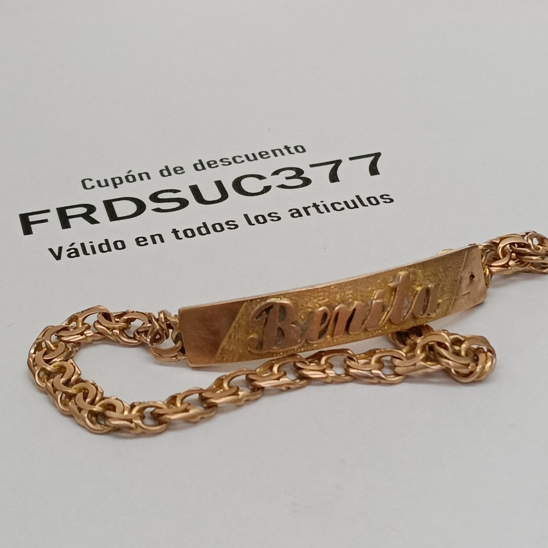 ESCLAVA ORO 10 K 13.7 GRMS (SEMINUEVO)