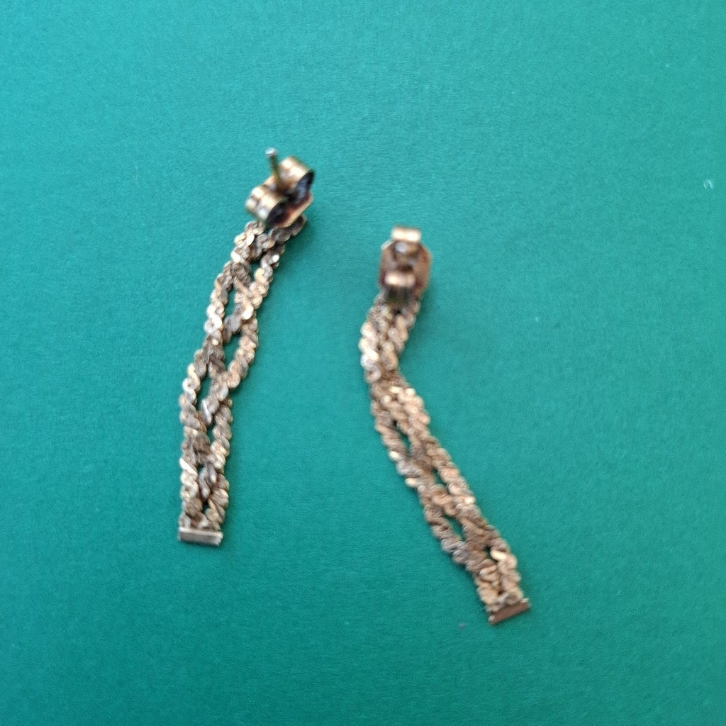 ARETES PAR ORO 10 K 2,00 GRMS (SEMINUEVO)