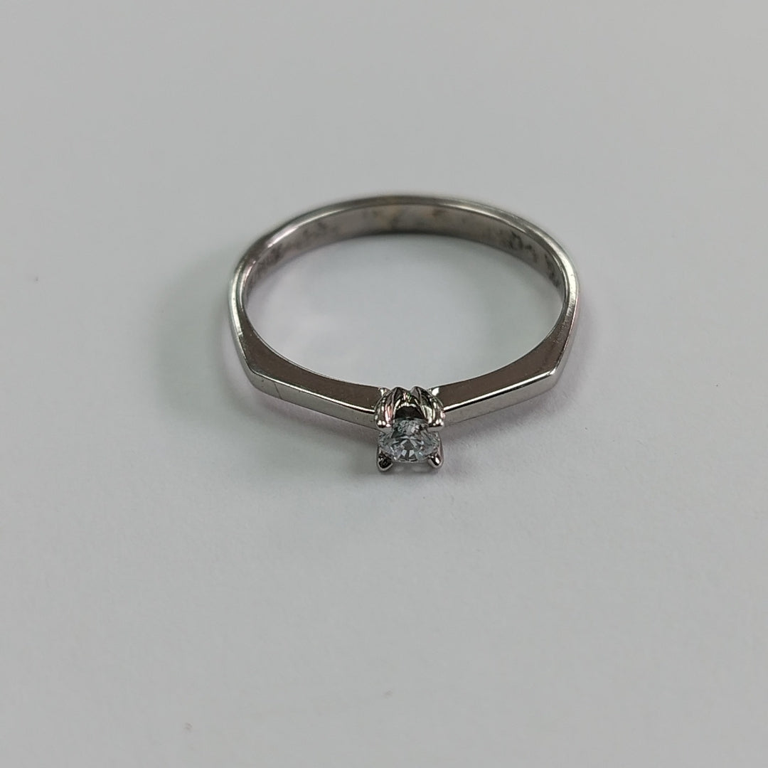 ANILLITO ORO,ORO BLANCO 14 K 1,80 GRMS (SEMINUEVO)