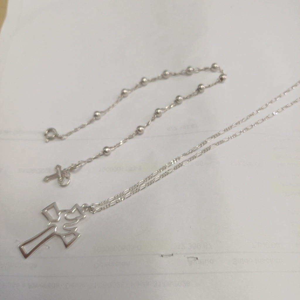 CADENA, PULSERA PLATA 5.4 GRMS (SEMINUEVO)