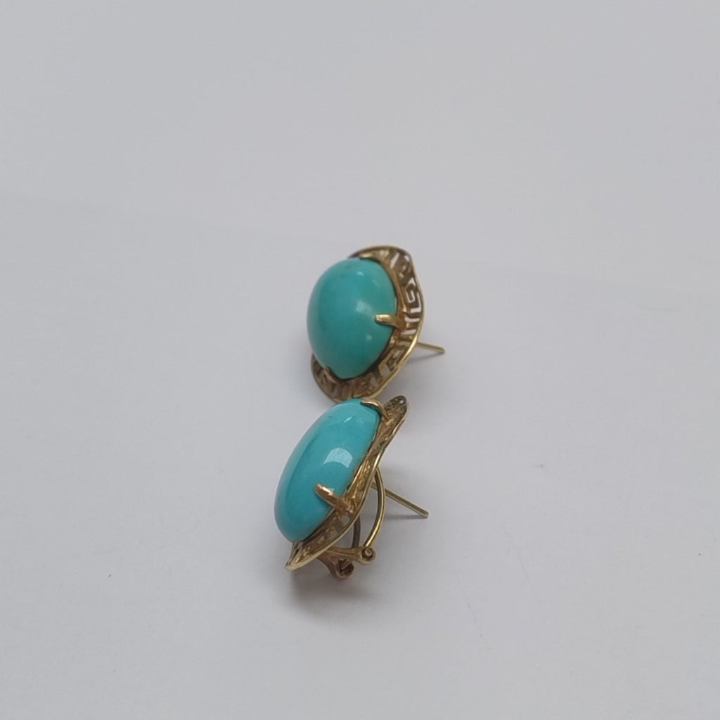 ARETES PAR ORO 14 K 7,00 GRMS (SEMINUEVO)