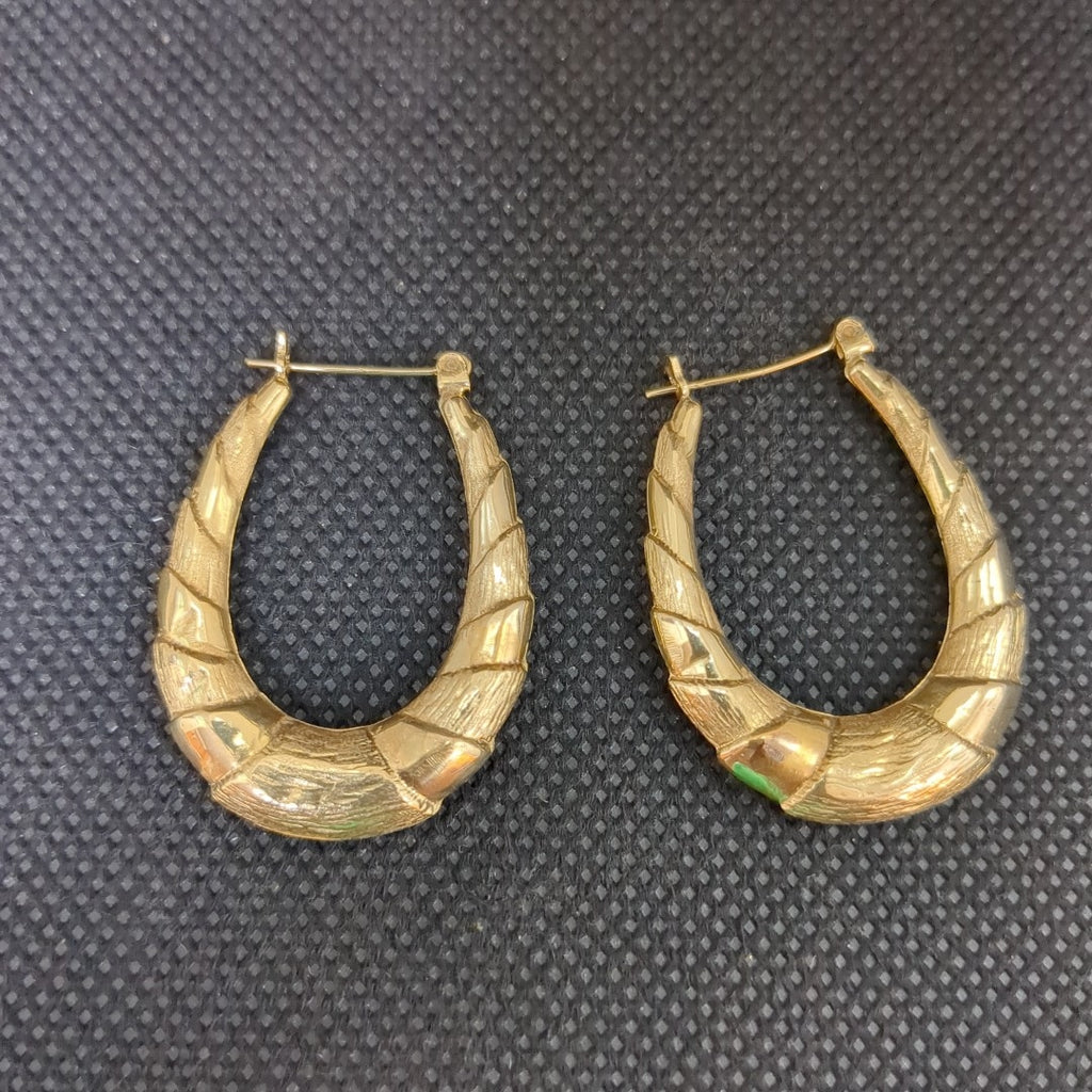 ARRACADAS PAR ORO 10 K 3.3 GRMS (SEMINUEVO)