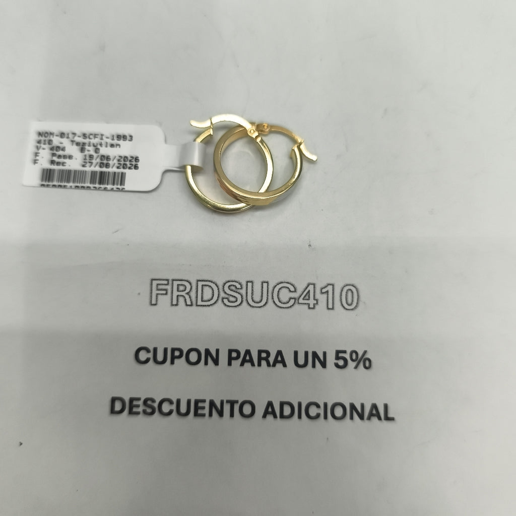 ARRACADAS ORO 10K 1.7 (NUEVO)