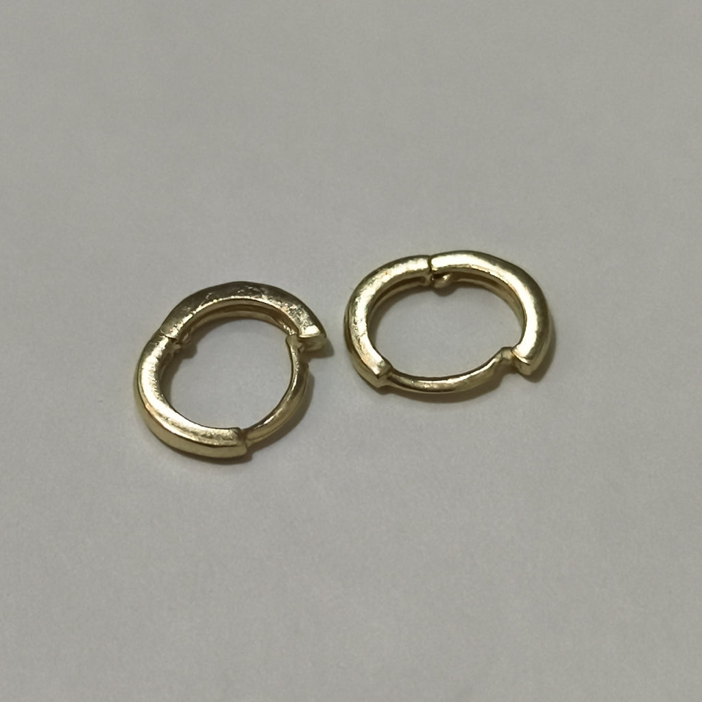 ARETES HUGGIE 14K 1.3 GR (NUEVO)