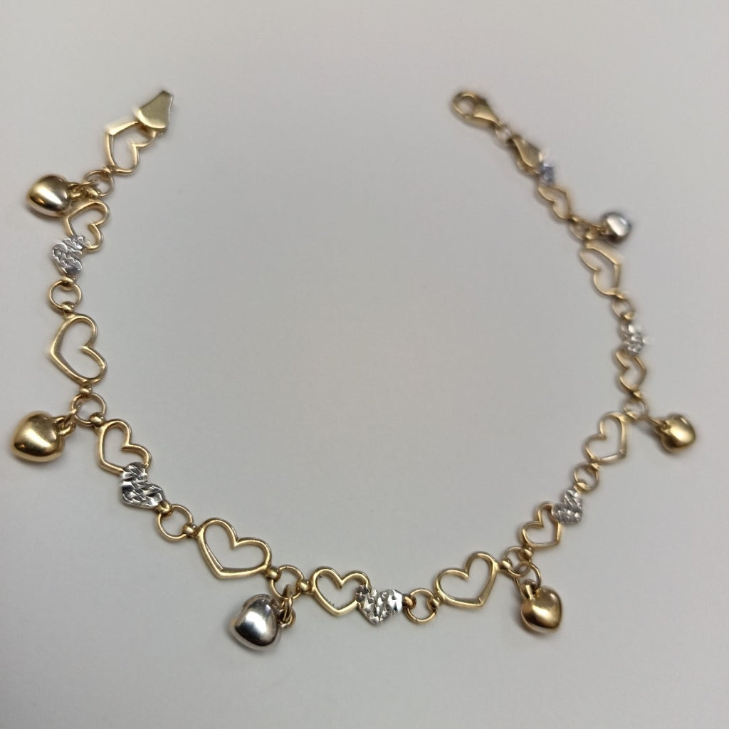 PULSERA ORO,ORO BLANCO 14 K 5,90 GRMS (SEMINUEVO)