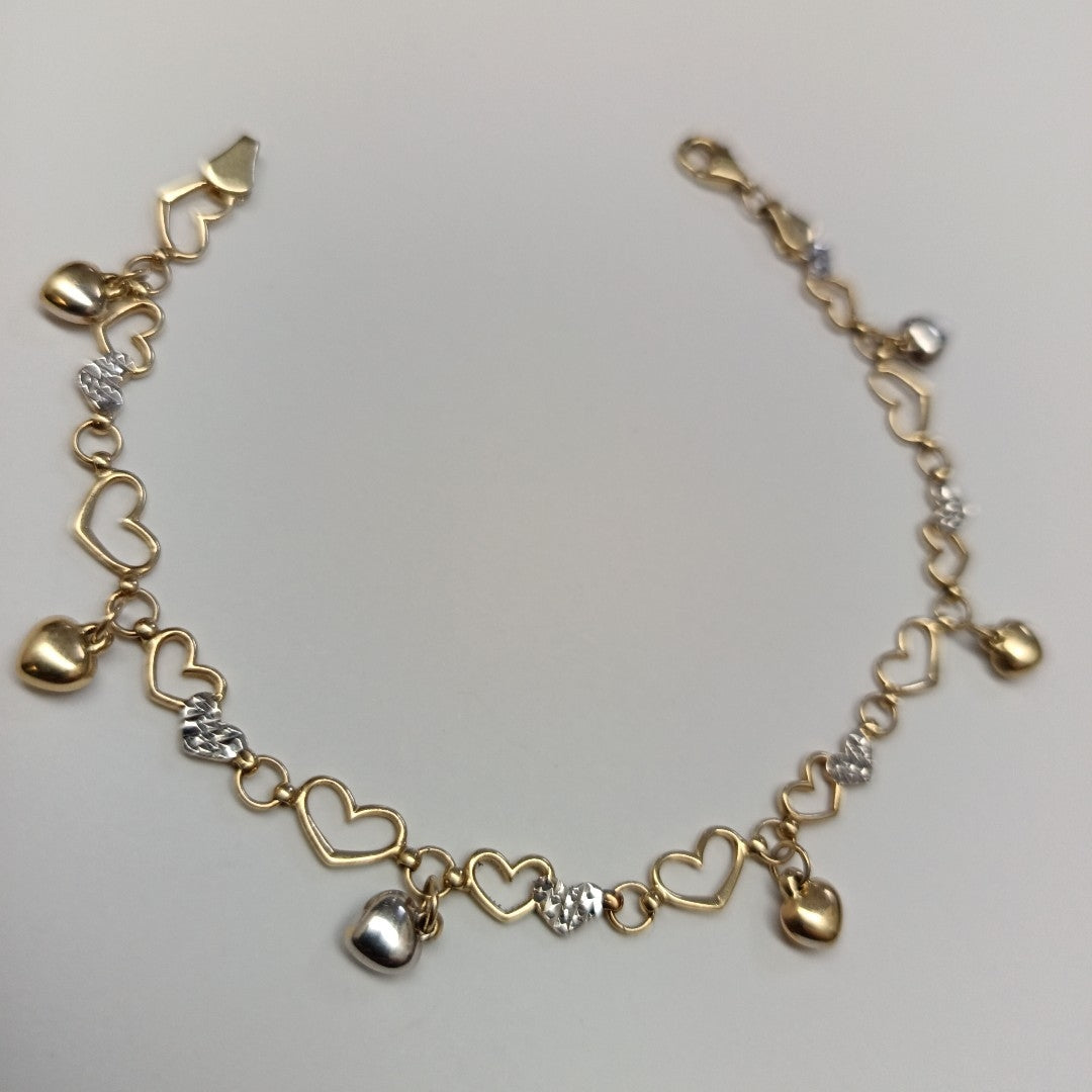 PULSERA ORO,ORO BLANCO 14 K 5,90 GRMS (SEMINUEVO)