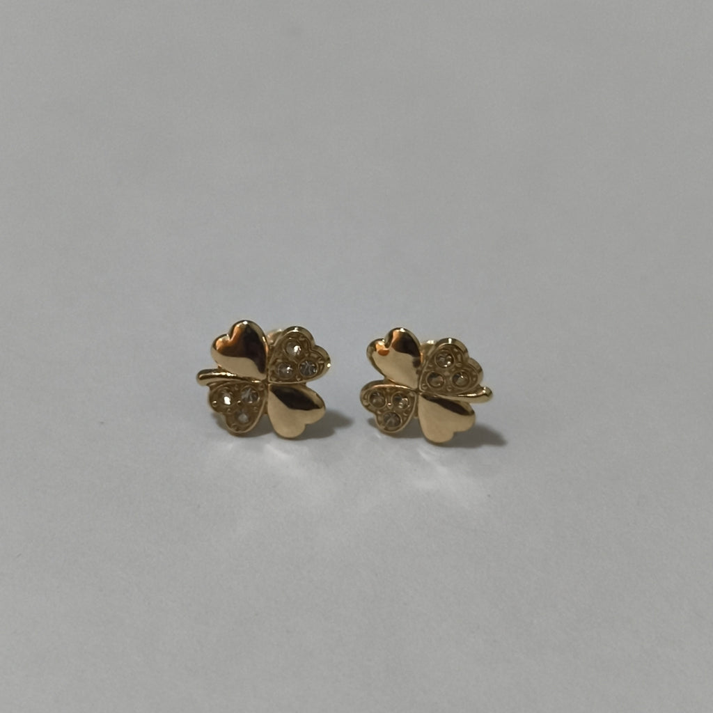 BROQUELES BROQUEL FIG TREBOL 14K 0.2851 GR (NUEVO)