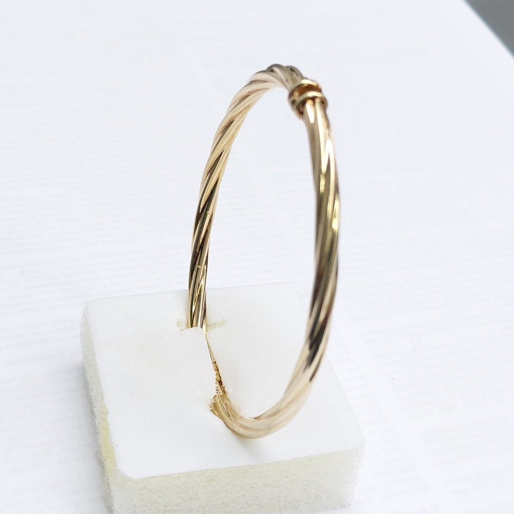 PULSERA RIGIDA ORO 14 K 5,20 GRMS (SEMINUEVO)