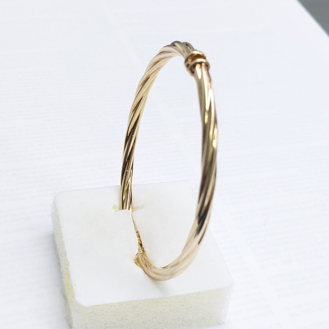 PULSERA RIGIDA ORO 14 K 5,20 GRMS (SEMINUEVO)