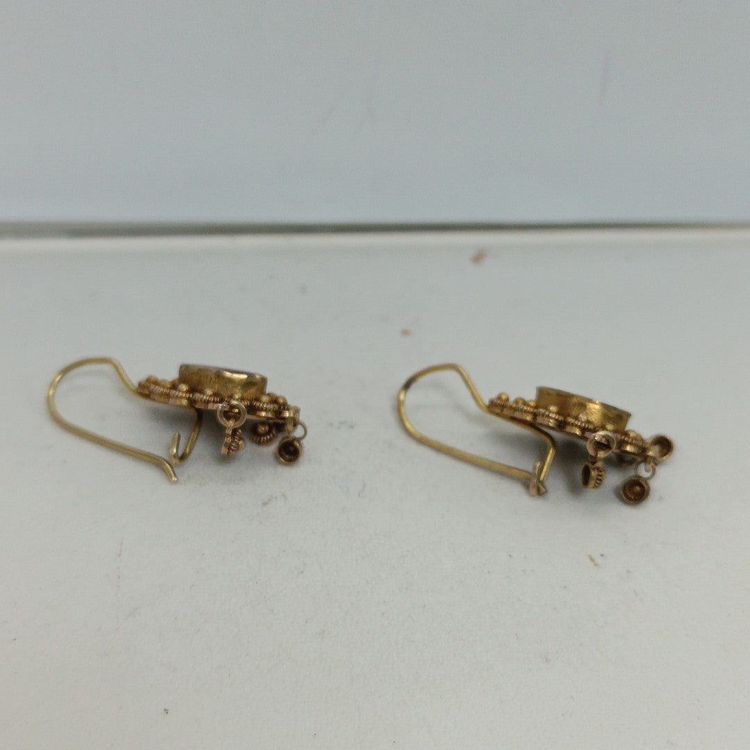 ARETES PAR ORO 8 K 3,20 GRMS (SEMINUEVO)