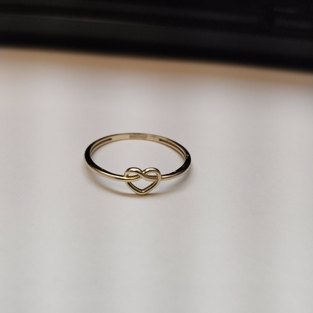 ANILLOS ANILLITO FIG CORAZON 10K TALLA 9 0.9 GR (NUEVO)