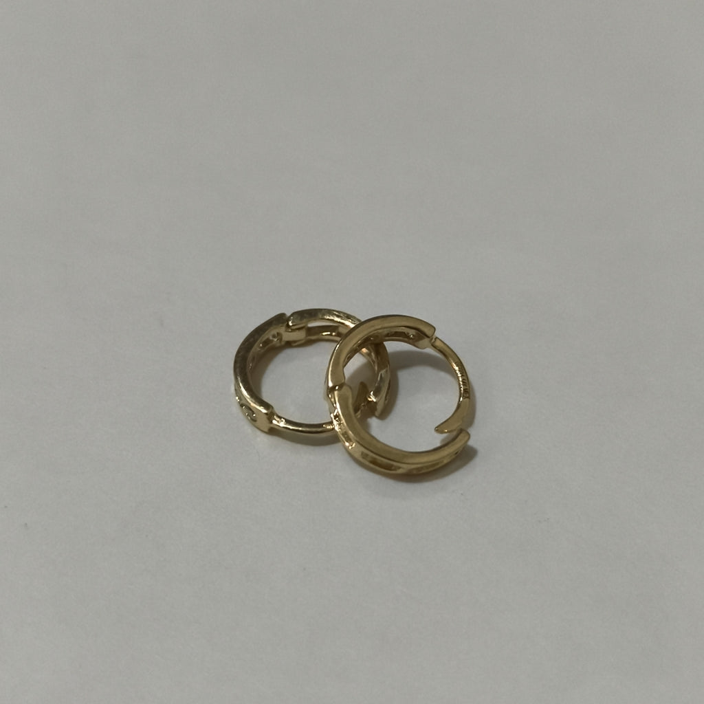 ARETES ARRACADA C CIRCONIAS 14K 1.2 GR (NUEVO)