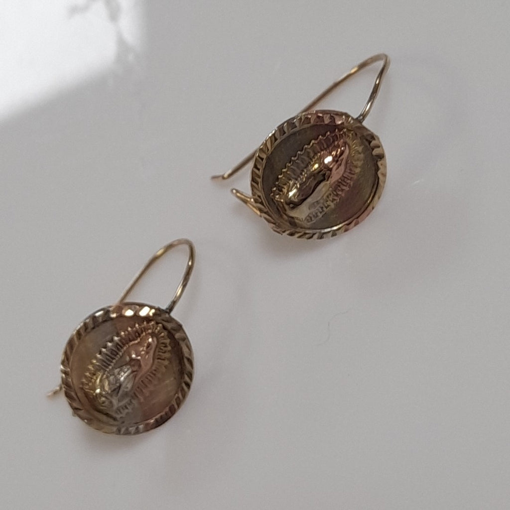 ARETES PAR ORO 10 K 0,80 GRMS (SEMINUEVO)