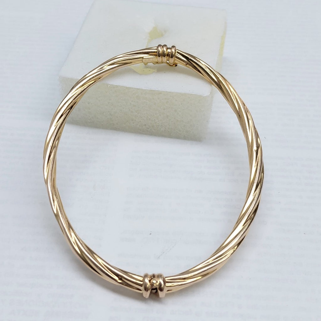 PULSERA RIGIDA ORO 14 K 5,60 GRMS (SEMINUEVO)