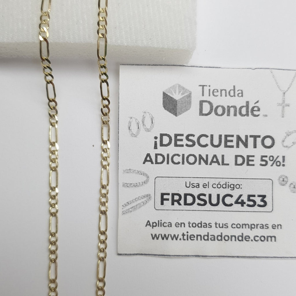 CADENA 3X1 14K 60 CM 5.4 GR (NUEVO)