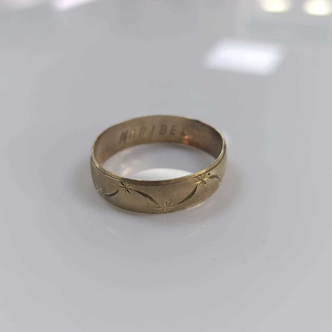 ARGOLLA ORO 10 K 2.2 GRMS (SEMINUEVO)