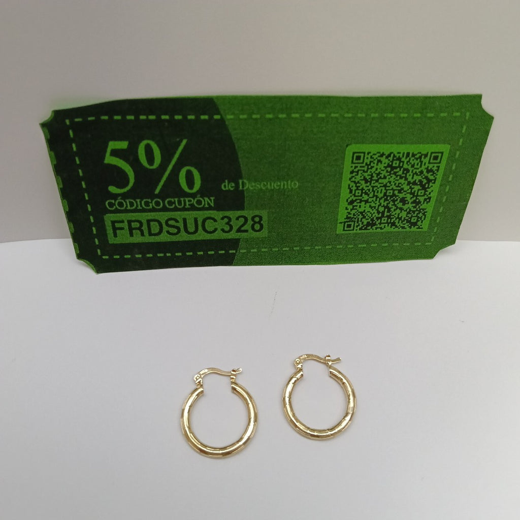 ARETES ARRACADAS 14K 2.7 GR (NUEVO)