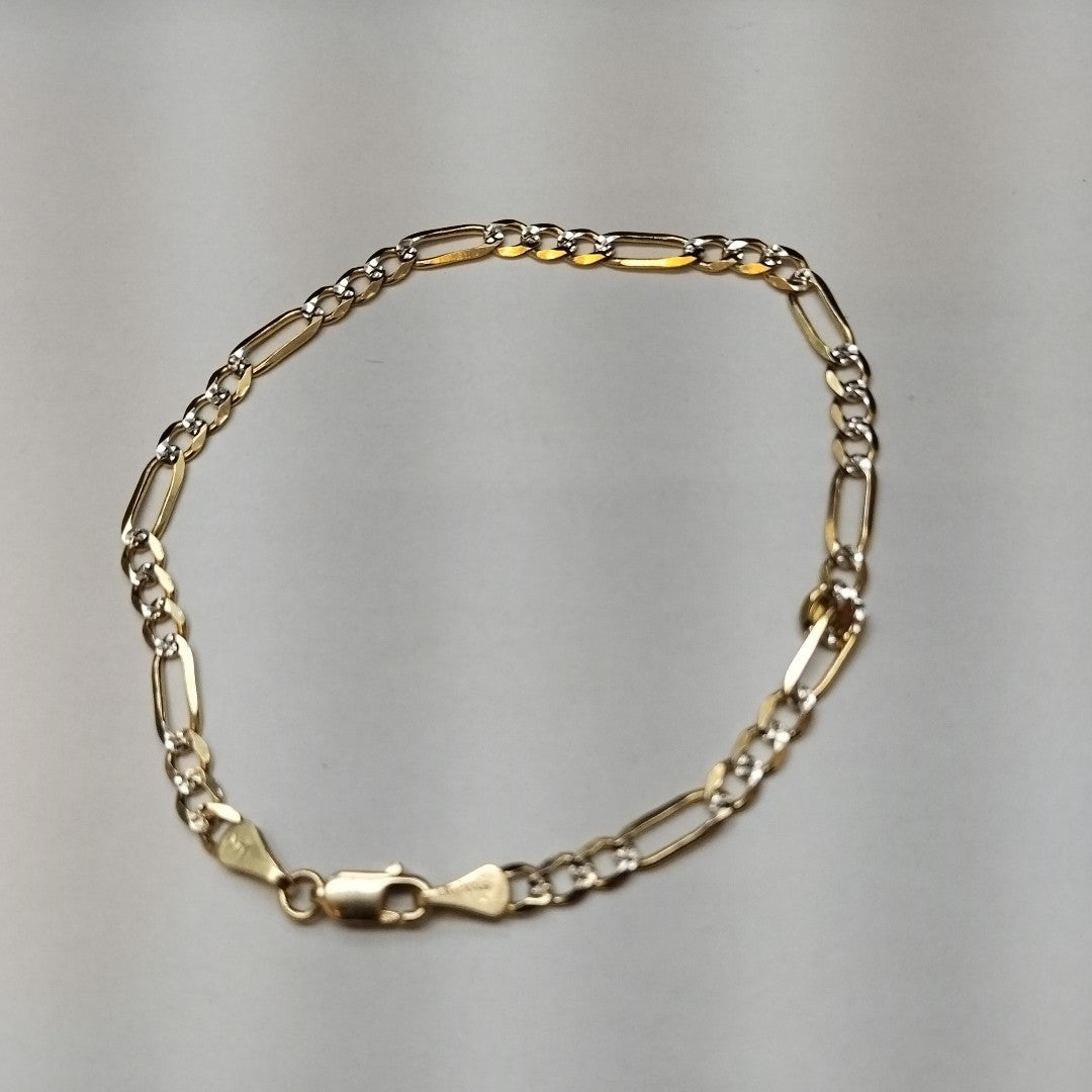 PULSERA 3X1 14K 21 CM 4.6 GR (NUEVO)