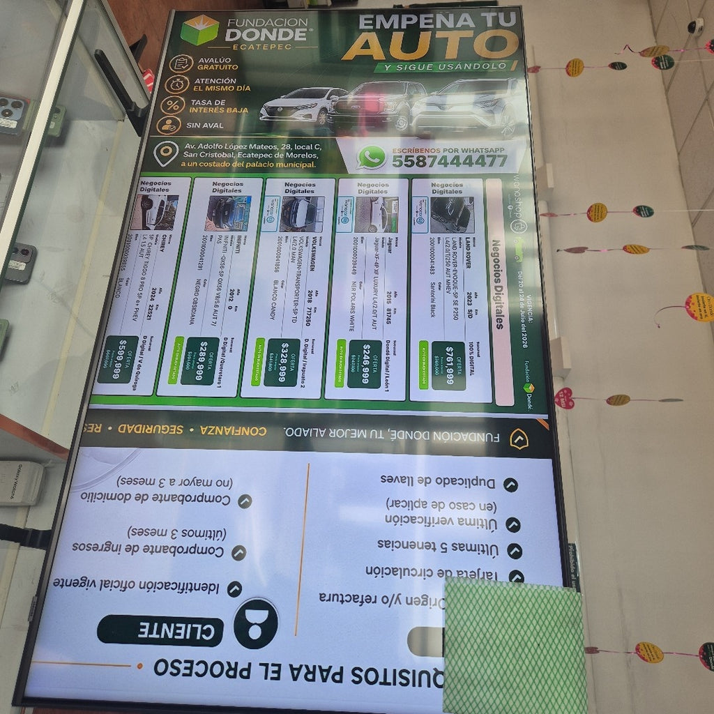 PANTALLA SAMSUNG QN50Q65CAF (2023) 50" QLED 4K (SEMINUEVO)