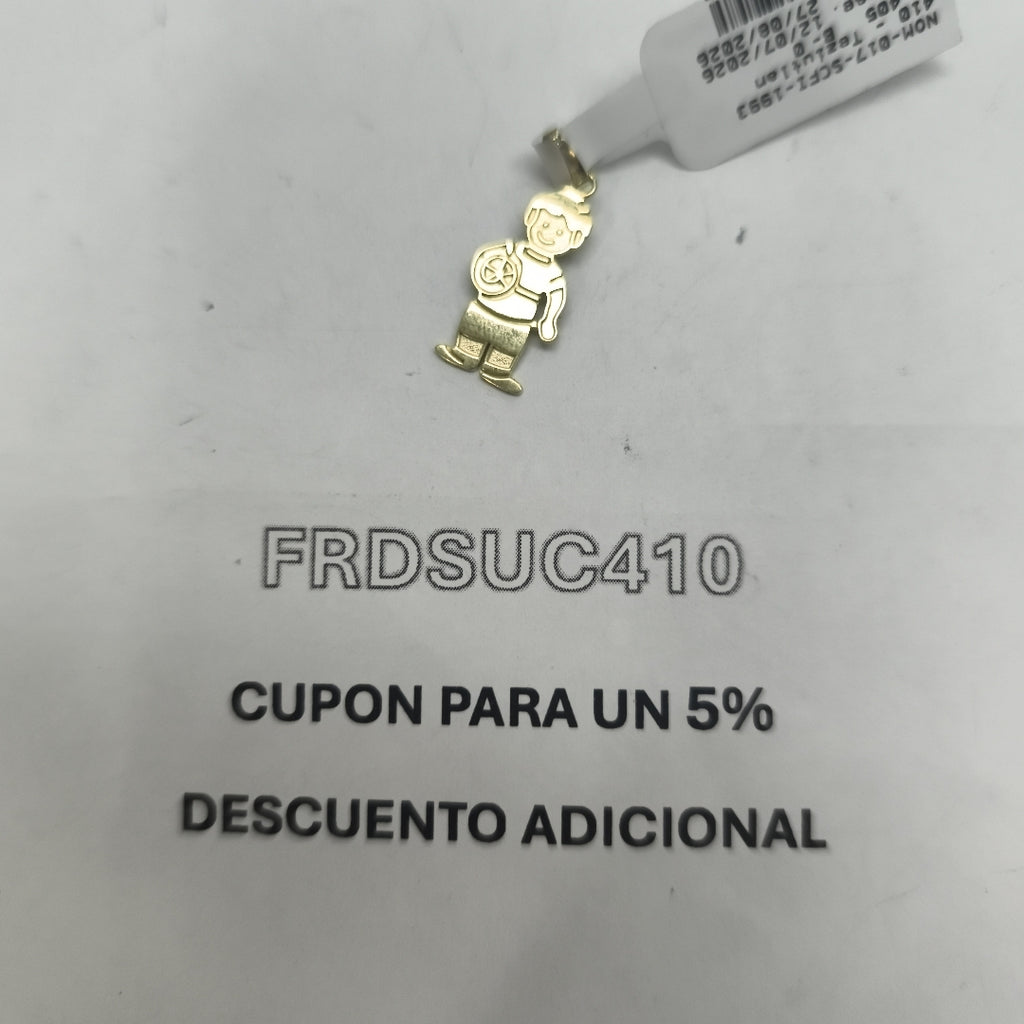 DIJE NIÑO 10K 0.9 GR (NUEVO)