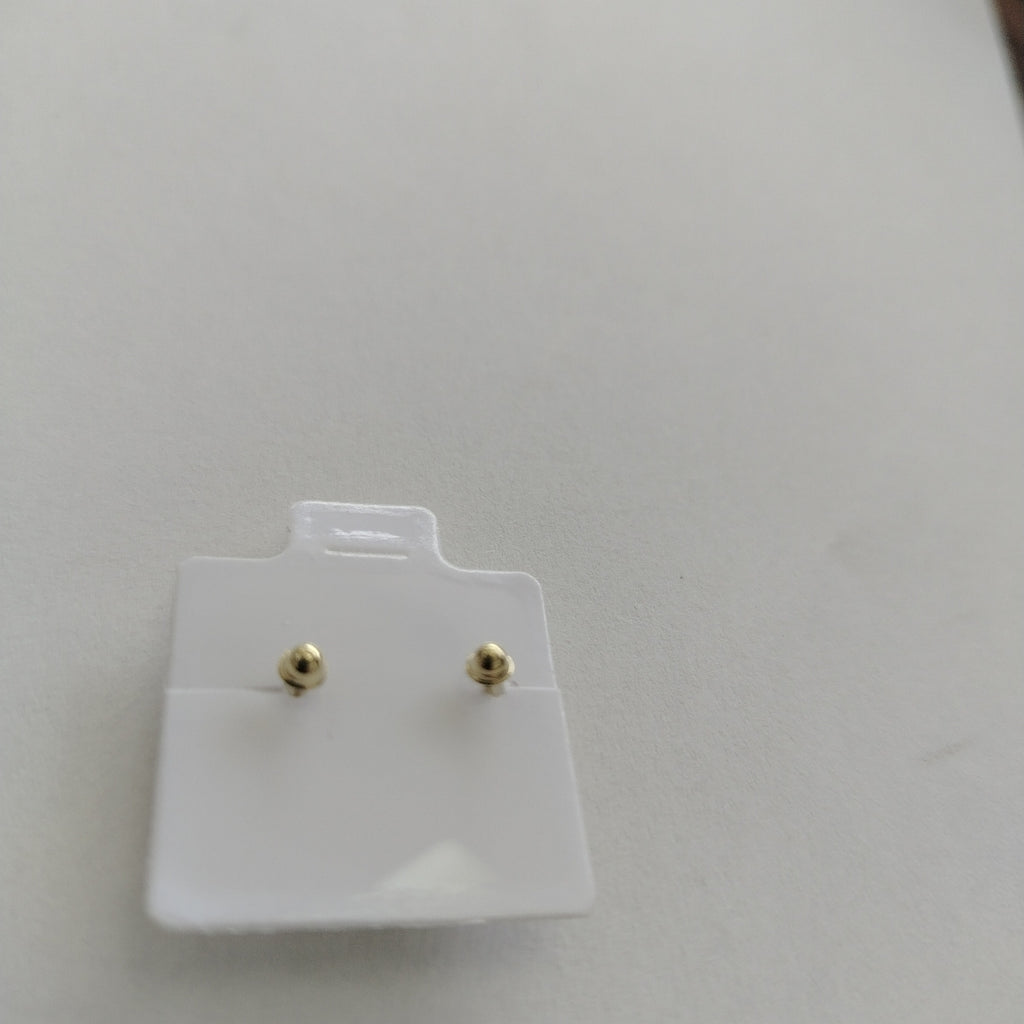 BROQUELES BROQUEL FIG BOTON C CIRCONIA 14K 0.2916 GR (NUEVO)