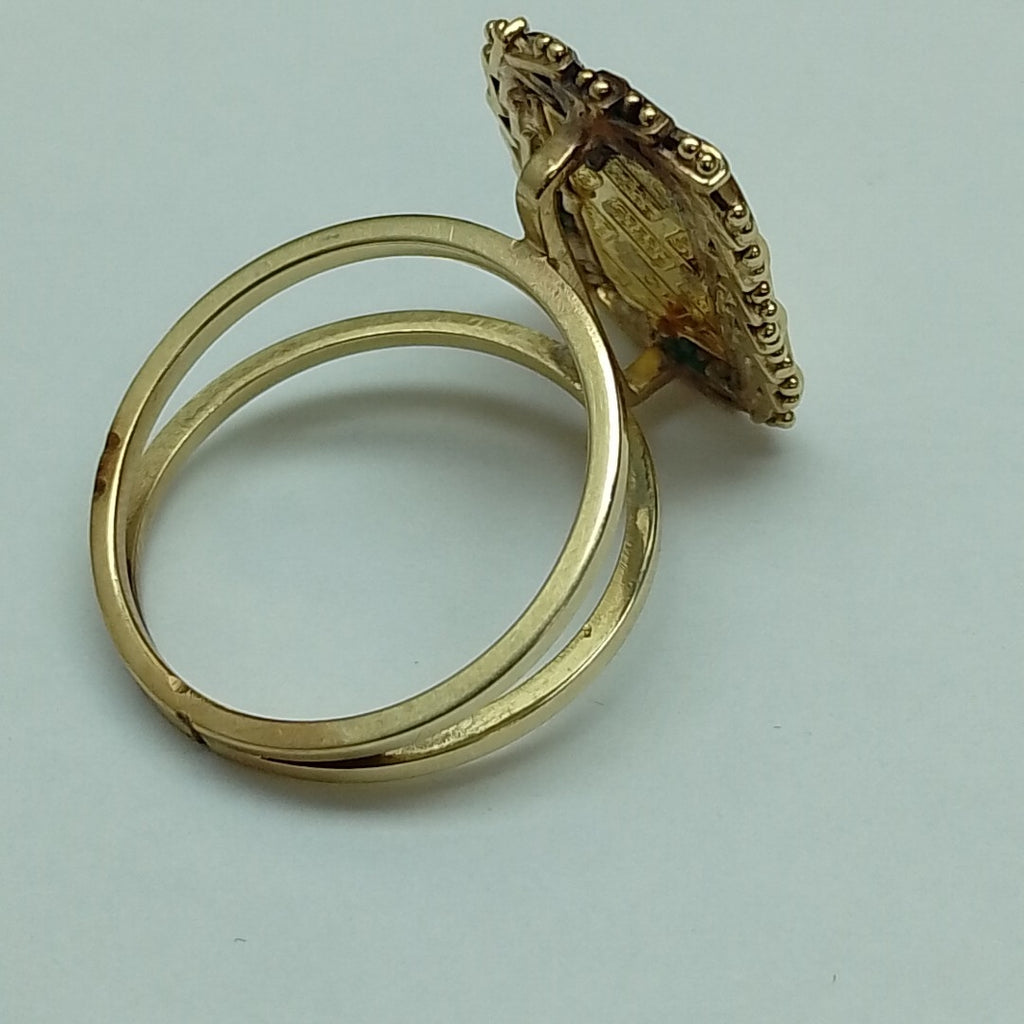 ANILLO ORO 10 K 3,50 GRMS (SEMINUEVO)